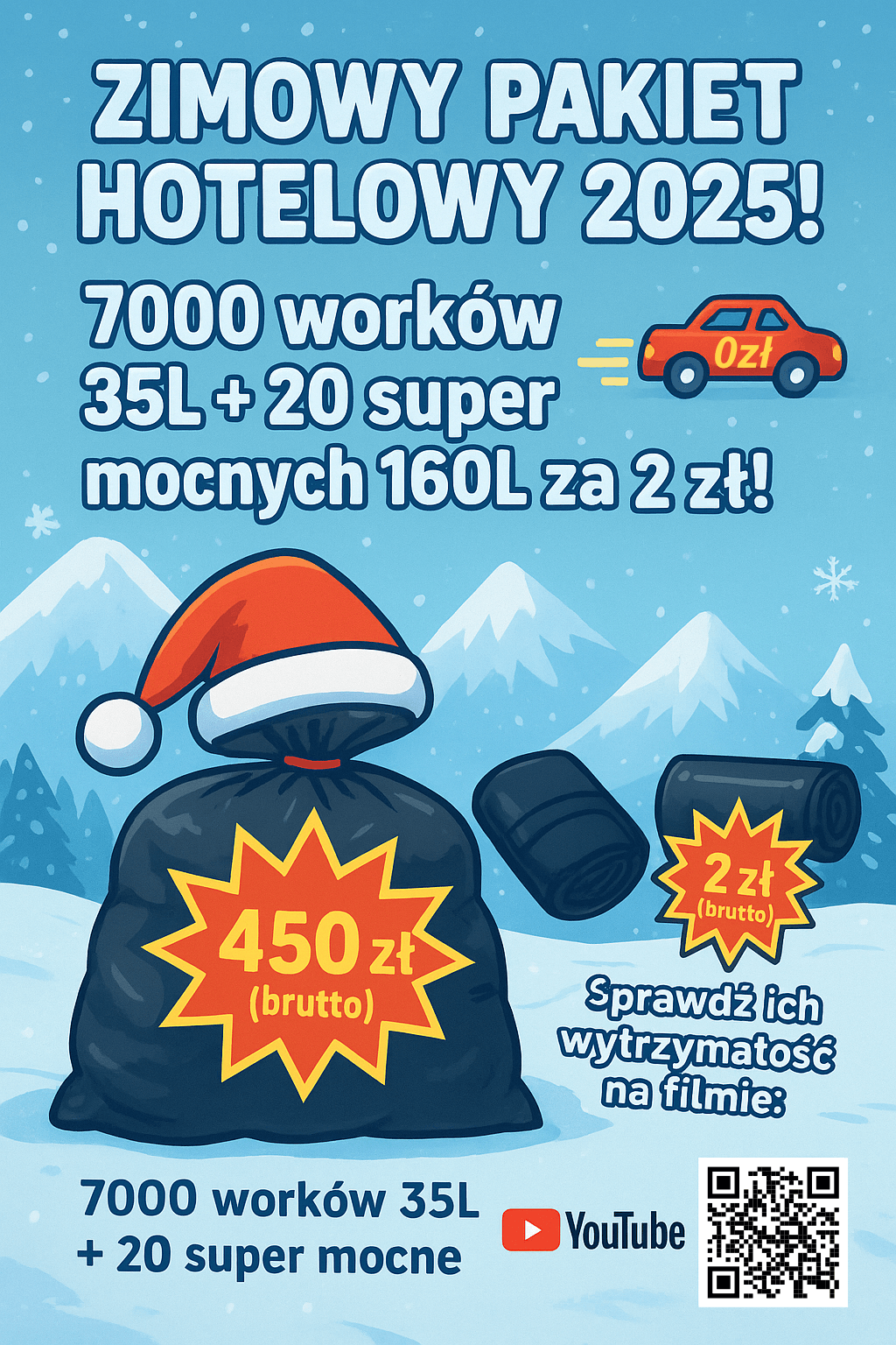 Zestaw zimowy dla hoteli - promocja